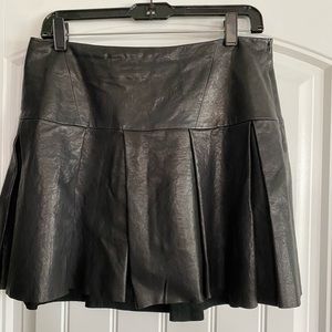 Black Leather skirt